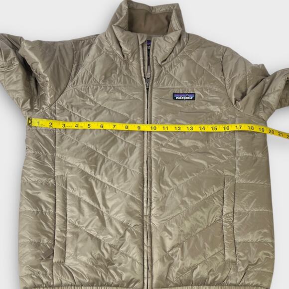 Patagonia Lightweight Radalie Bomber Jacket Style 20970 Furry Taupe Size Small - Picture 5 of 10